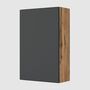 Wall cabinet MDF Coated Matt Grey 0