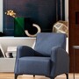 Modern armchair blue 0
