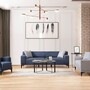 Modern armchair blue 2