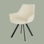 Armchair Woven fabric Beige 0