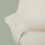 Armchair Woven fabric Beige 1