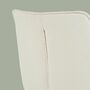 Armchair Woven fabric Beige 2