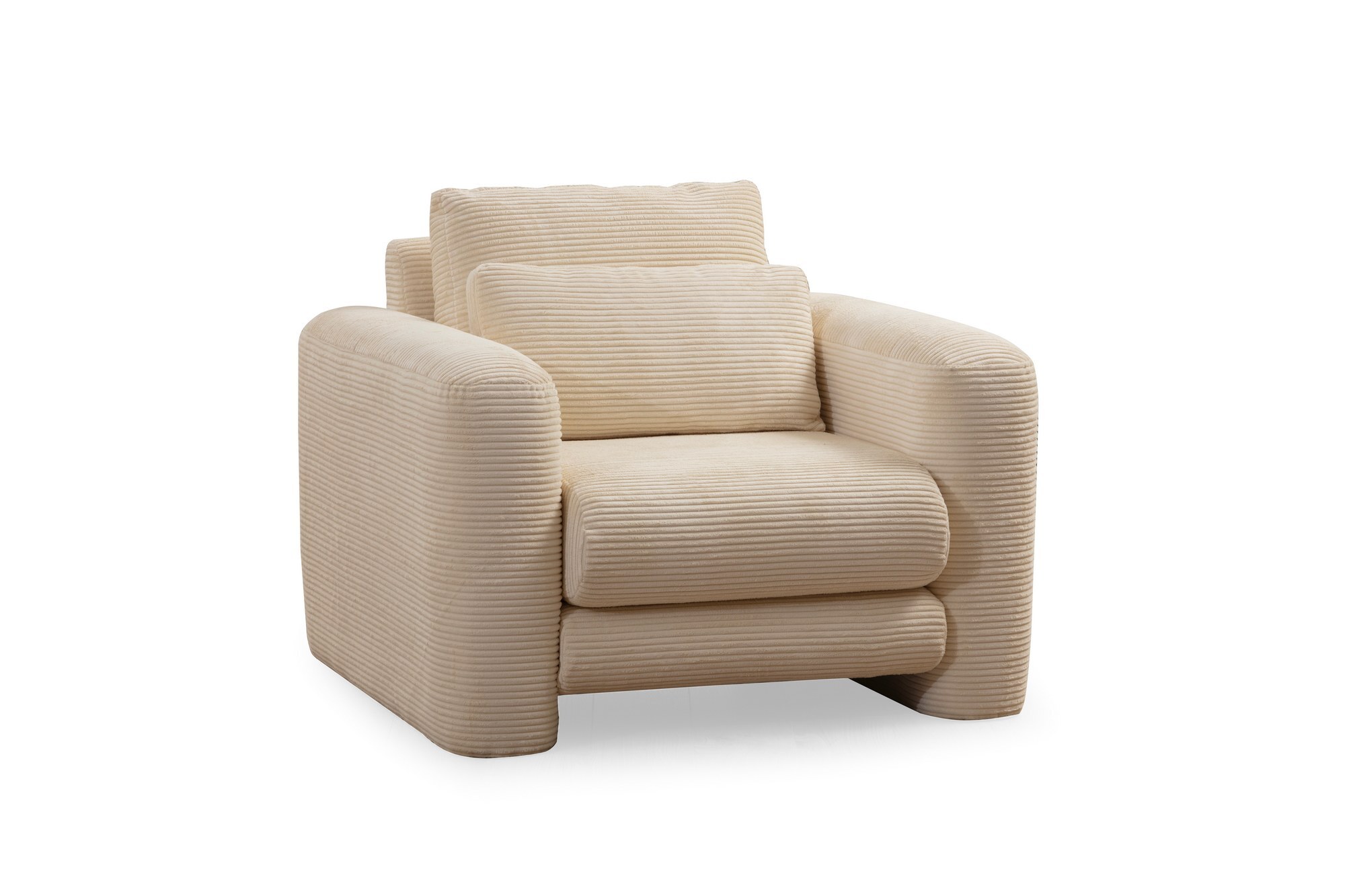 Modern armchair beige 0