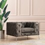 Elegant armchair Anthracite 3