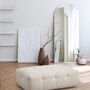 Modern Footstool Beige 2