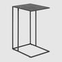 Beistelltisch MDF Marmor Dekor Schwarz 0