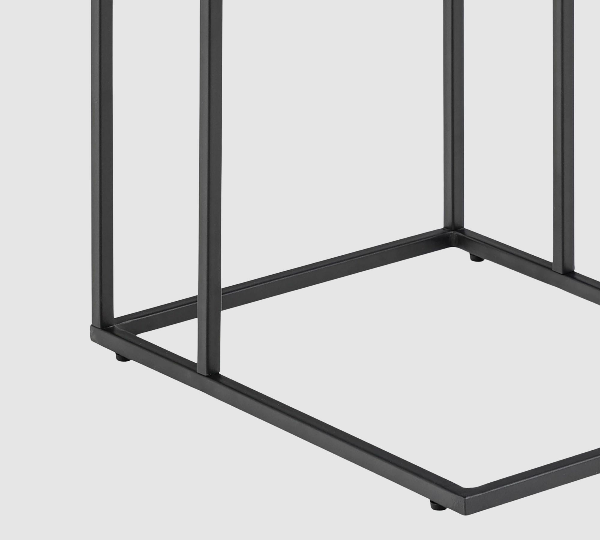 Beistelltisch MDF Marmor Dekor Schwarz 2