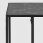 Beistelltisch MDF Marmor Dekor Schwarz 3