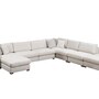 Moderno divano angolare bianco 8
