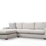 Modern sofa chaise lounge left white 5
