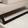 Modern sofa chaise lounge left ecru 8