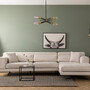 Modern sofa chaise lounge Right Beige 0