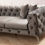 Elegant corner sofa anthracite 2