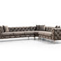 Elegant corner sofa anthracite 4