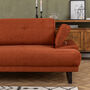 3-seater sofa orange 6