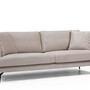 Modern sofa 3-seater Beige 4