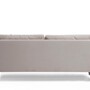 Modern sofa 3-seater Beige 6