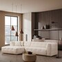 Nour Sofa Chaise Longue Left Beige 0