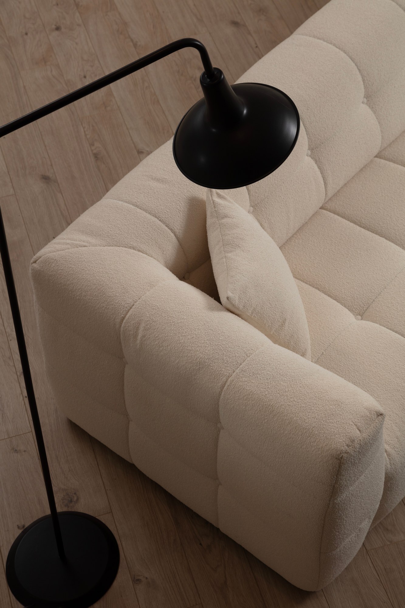 Nour Sofa Chaise Lounge Right Beige 3