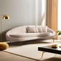 Elegant sofa 3-seater Beige 3