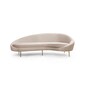 Elegant sofa 3-seater Beige 5