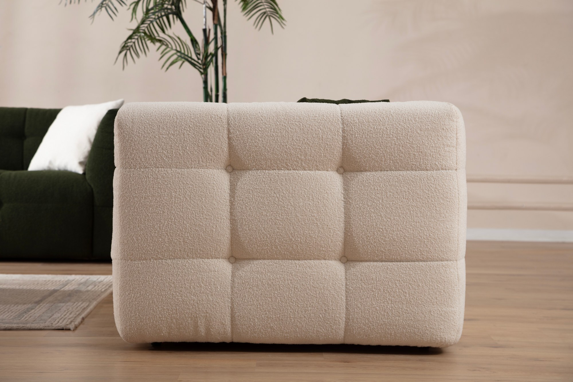 Nour Sofa 3-Seater Beige 1