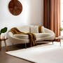 Modern Sofa 3-seater Bouclé Cream 0