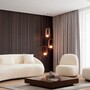 Modern 3-seater sofa Beige 1