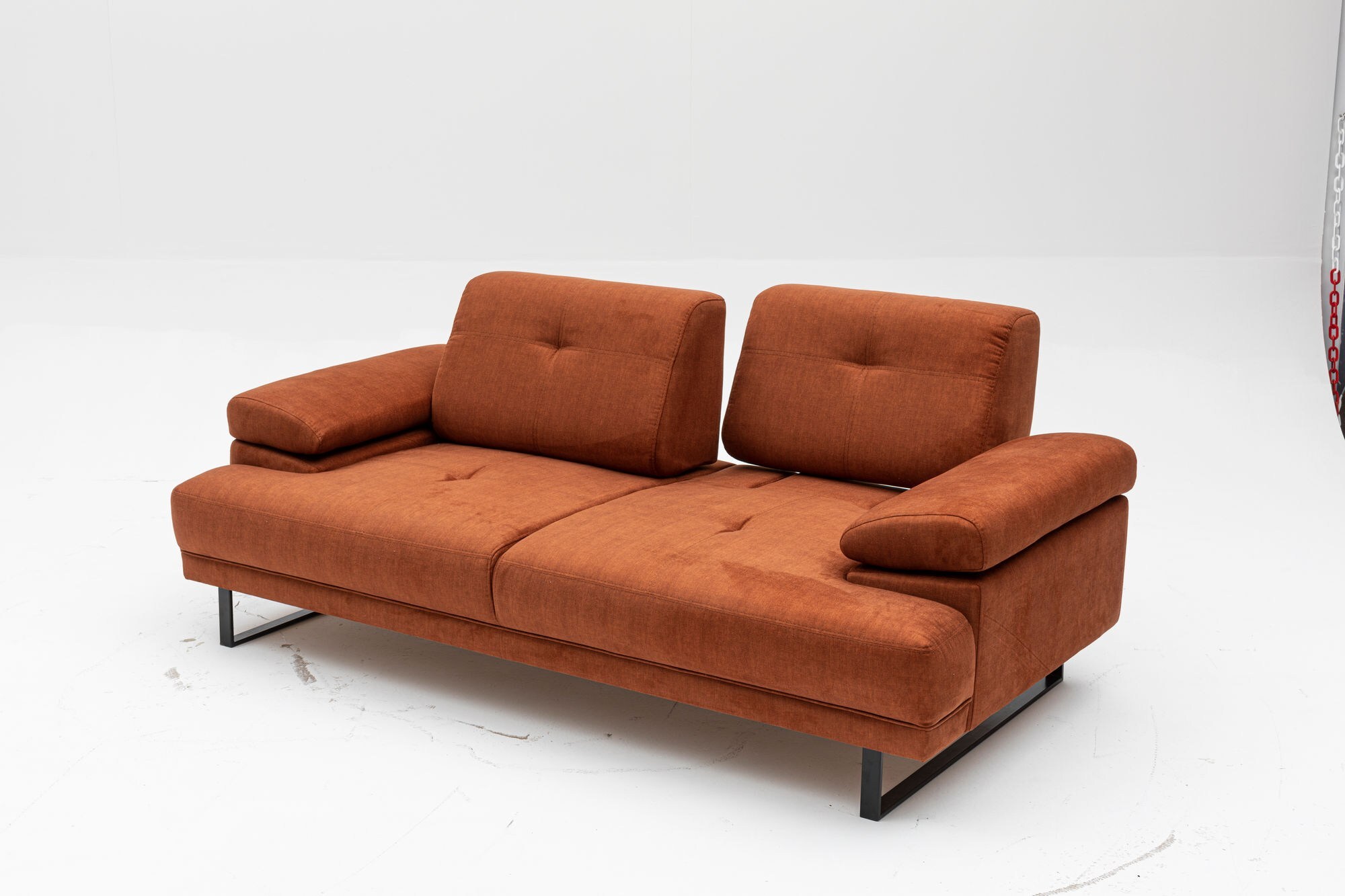Sofa 2-seater Orange 3
