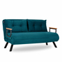 Sofa bed 2-seater Petrol 1
