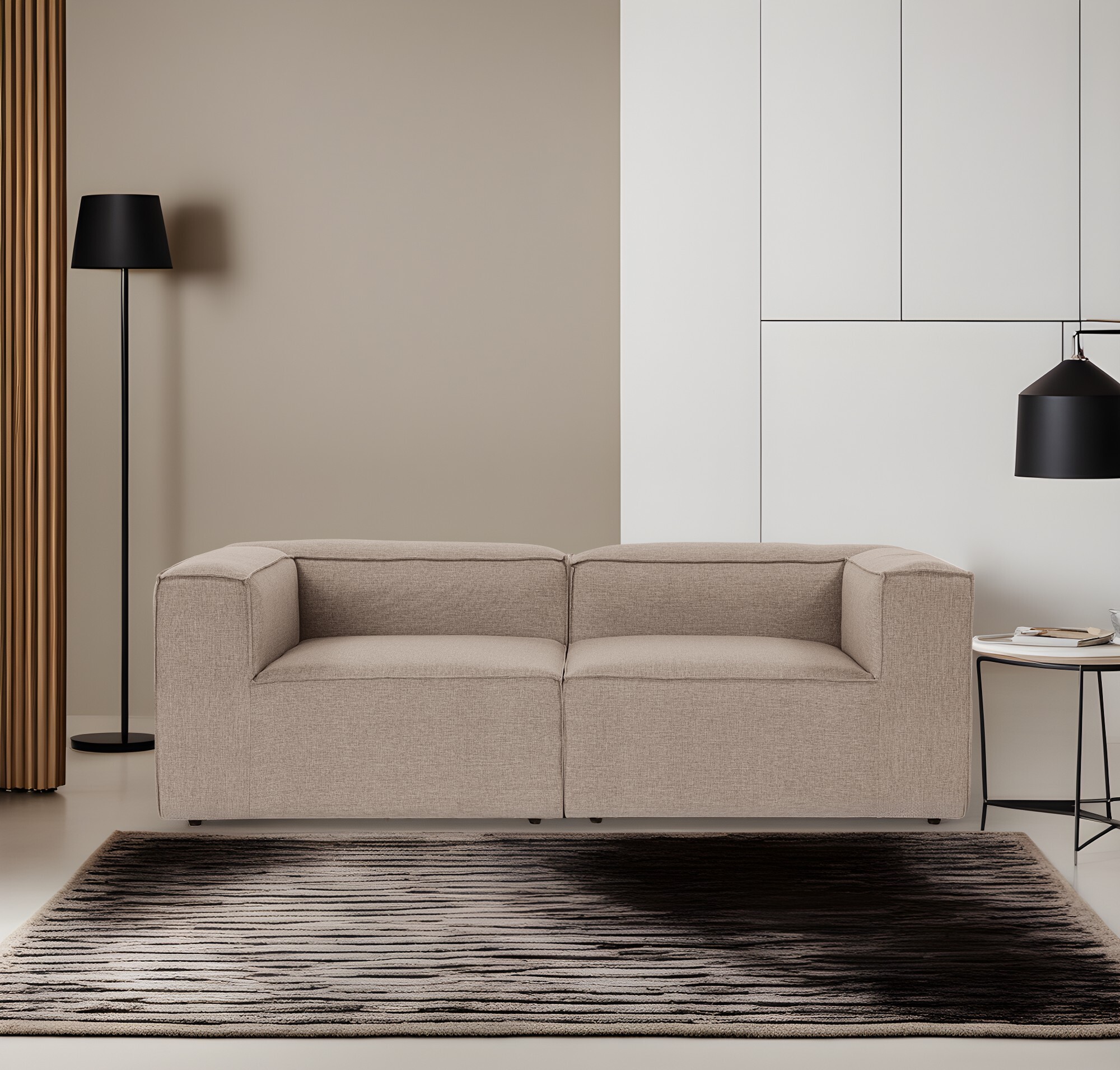 Sofa 2-seater Brown 0