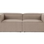 Sofa 2-seater Brown 3
