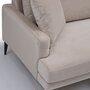 Modern sofa 2-seater beige 3