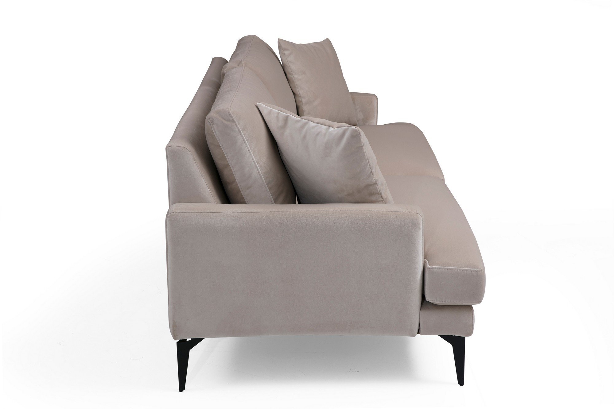 Modern sofa 2-seater beige 5