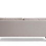 Modern sofa 2-seater beige 6