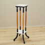 Vintage Plant Stand Wood Stone Multicolored 1970s 1