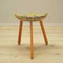 Vintage stool wood brown 1950s 5
