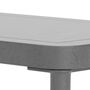 Hadley Outdoor Coffee Table Anthracite Grey Steel 30 x 70 cm 3