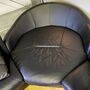 Arion Leather Sofa Black 3