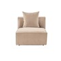 Modular sofa 1-seater Cappuccino 0