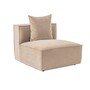 Modular sofa 1-seater Cappuccino 1