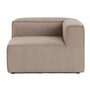 Modular sofa Right 1-seater Brown 0