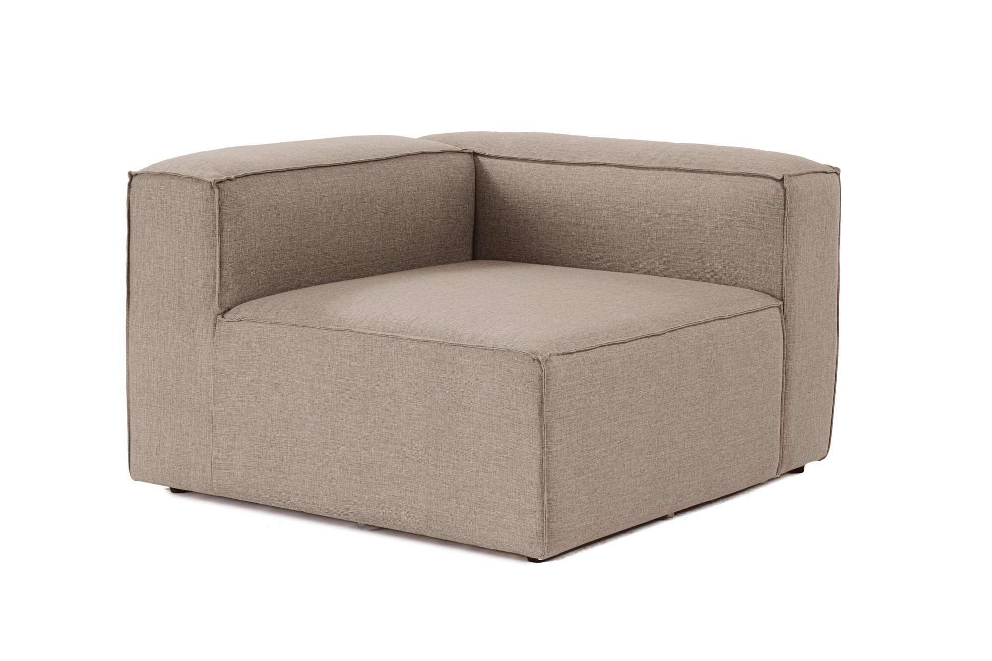 Modular sofa Right 1-seater Brown 1