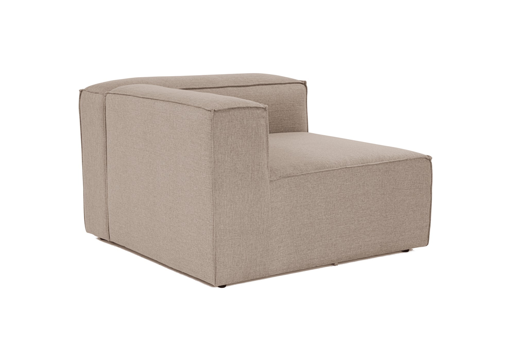 Modular sofa Left 1-seater Brown 2