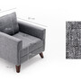 Modern Armchair Grey 5