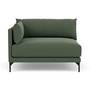 Vincent 1-Seater Corner Module Left Cura Dark Green 0