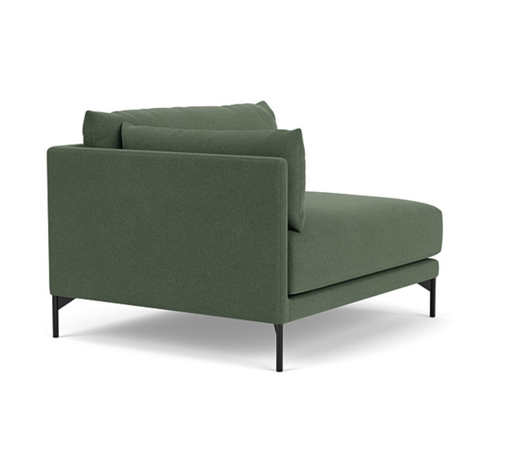 Vincent 1-Seater Corner Module Left Cura Dark Green 2