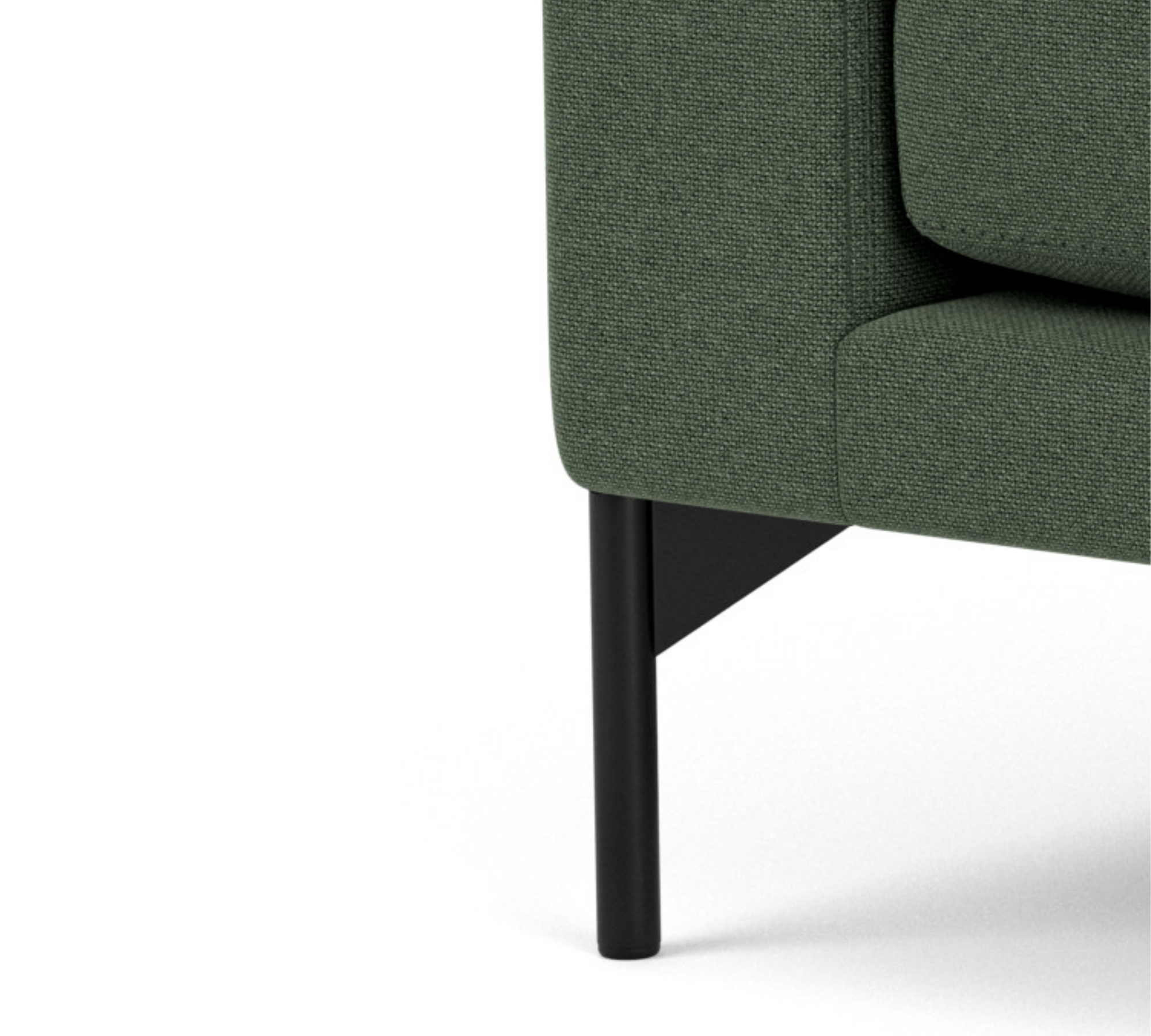 Vincent 1-Seater Corner Module Left Cura Dark Green 4