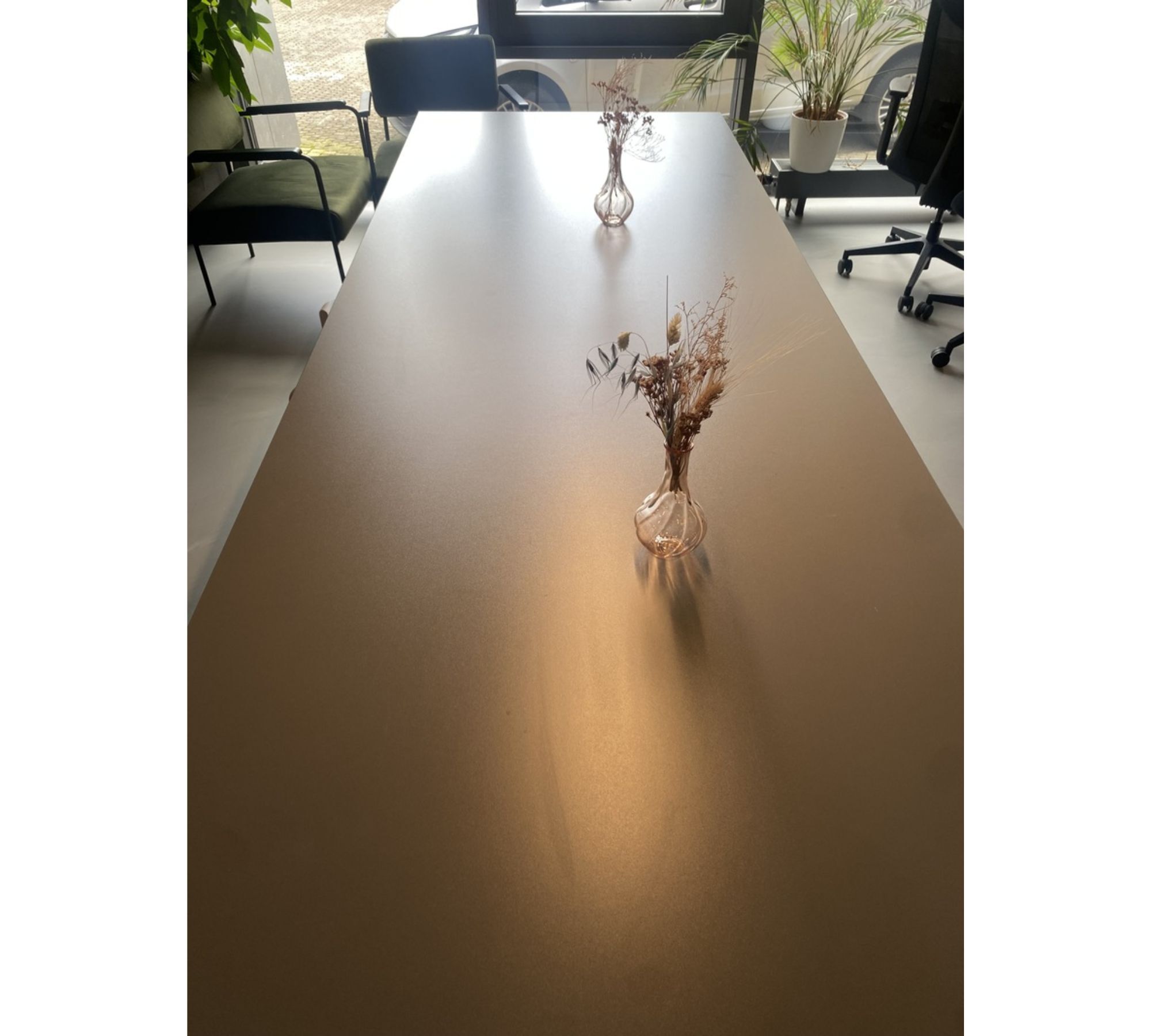 Dining table wood grey 1
