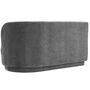 Nora 2-seater module right velvet matt dark grey 3